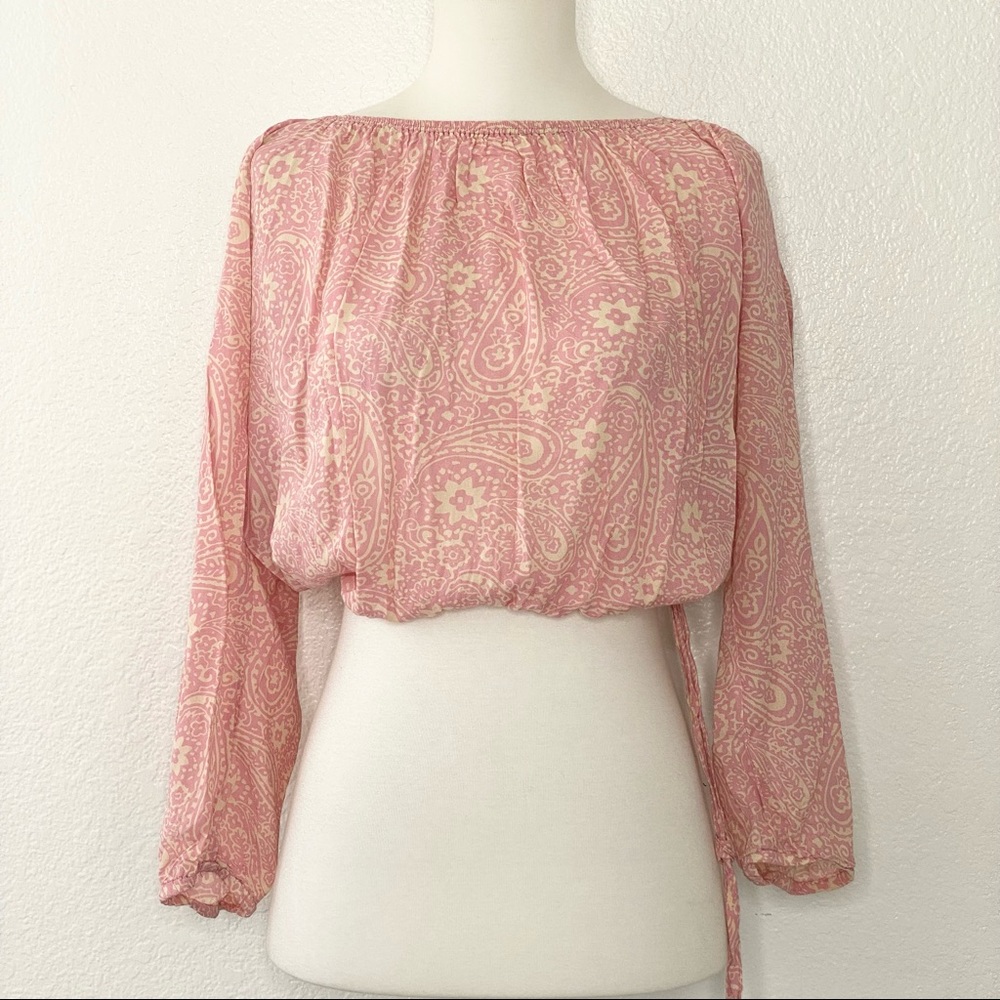 COOLCHANGE Pink Print Top/Blouse